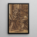 La Vierge à l'Enfant avec l'apôtre André à gauche et saint Jude à droite - Lelio Orsi — ingelijst kunstwerk aan de muur