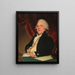Portrait of John Sims Esq. Merchant of London - Lemuel Francis Abbott — framed artwork on a wall