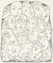 Blad met hoofden - Leo Gestel — weergave van het kunstwerk