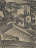 huizen van een Italiaans dorp - Leo Gestel — weergave van het kunstwerk