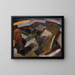 Landschap - Leo Gestel — ingelijst kunstwerk aan de muur