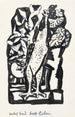 Project voor boekillustraties voor "De l'anarchie à la monarchie" van Alexander Cohen - Leo Gestel — weergave van het kunstwerk