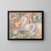 Paarden in het landschap - Leo Gestel — ingelijst kunstwerk aan de muur