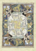 Project van tapijtmotief Holland op leporello - Leo Gestel — weergave van het kunstwerk