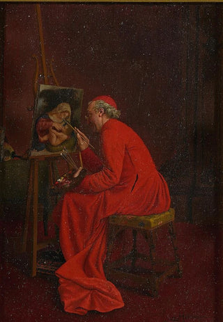 Leo Herrmann - Painting A Madonna.webp