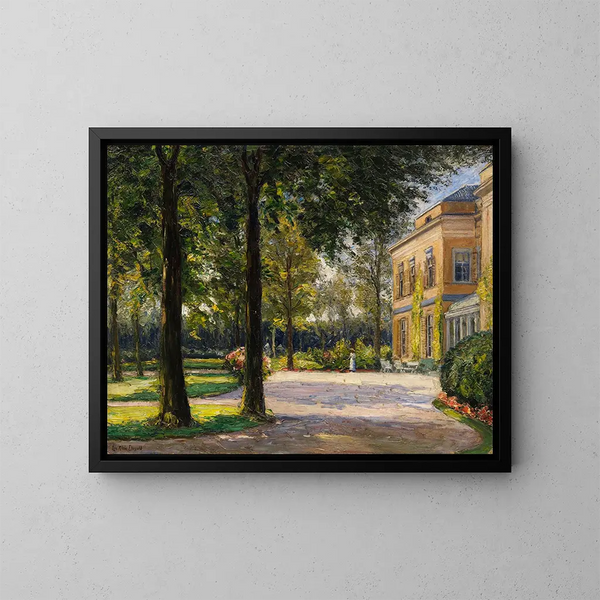 Tuin in Noordwijk, Maison Offem - Leo Klein von Diepold — ingelijst kunstwerk aan de muur