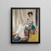 Cara Sophia Köhler en Goldammer - Leo Putz — ingelijst kunstwerk aan de muur