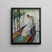 van de herfstachtige grijze dag - Leo Putz — ingelijst kunstwerk aan de muur