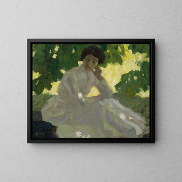 Zomerdag - Leo Putz — ingelijst kunstwerk aan de muur