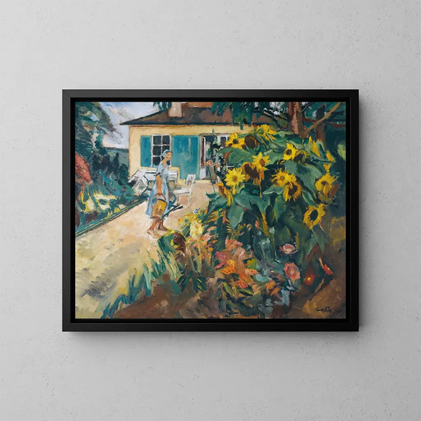 Mijn tuin - Leo Putz — ingelijst kunstwerk aan de muur