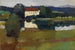 Château au bord du lac Hartmannsberg - Leo Putz — weergave van het kunstwerk