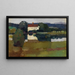 Château au bord du lac Hartmannsberg - Leo Putz — ingelijst kunstwerk aan de muur