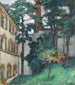 Hof van het kasteel - Leo Putz — weergave van het kunstwerk