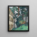 Hof van het kasteel - Leo Putz — ingelijst kunstwerk aan de muur