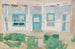 Huis in Taos - Léon Gaspard — weergave van het kunstwerk