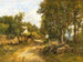 Weg door een groot landschap - Léon Richet — weergave van het kunstwerk