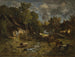 De boerderij - Léon Richet — weergave van het kunstwerk