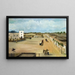 Old Mesilla Plaza - Leon Trousset — ingelijst kunstwerk aan de muur