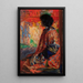 Woman Japanese - Leon Wyczółkowski — framed artwork on a wall