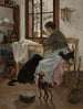 in een kamer - Leona Bierkowska — weergave van het kunstwerk