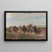 Oorlogsgevecht - Leonard Wintorowski — ingelijst kunstwerk aan de muur