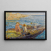 Retour du jardin Chioggia - Leonardo Bazzaro — ingelijst kunstwerk aan de muur