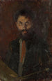 Autoportrait - Leonid Osipovich Pasternak — ingelijst kunstwerk aan de muur