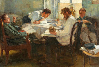 Leonid Pasternak - The Night Before The Exam.webp