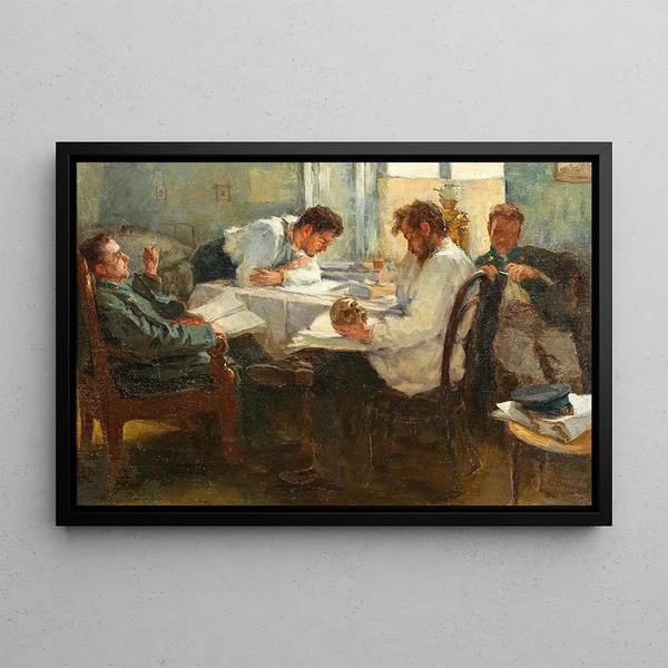 Leonid Pasternak - The Night Before The Exam.webp