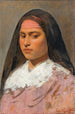 Portret van een Oriëntaliste - Leopold Carl Müller — weergave van het kunstwerk