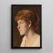 Tête de jeune fille - Leopold Carl Müller — ingelijst kunstwerk aan de muur