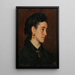 Portret van een jonge vrouw - Leopold Carl Müller — ingelijst kunstwerk aan de muur