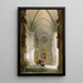 L'intérieur d'une chapelle baptismale - Leopold Ernst — ingelijst kunstwerk aan de muur