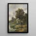 Partie du Prater - Leopold Munsch — framed artwork on a wall