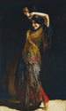 La danseuse de flamenco - Leopold Schmutzler — weergave van het kunstwerk