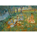 Reproductie van het schilderij Les Andelys, de Familie Lebasque aan de waterkant - Henri Lebasque