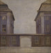 De gebouwen van de Aziatische compagnie gezien vanaf de St Ann-straat - Vilhelm Hammershøi — weergave van het kunstwerk