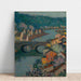 Reproductie van het schilderij van Het Huis aan de Rivier - Henri Le Sidaner