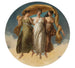 van de Drie Gratiën - Alexandre Evariste Fragonard — weergave van het kunstwerk