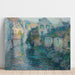 Reproductie van het schilderij De oude huizen, Quimperlé - Henri Le Sidaner