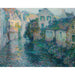 Reproductie van het schilderij De oude huizen, Quimperlé - Henri Le Sidaner