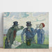 Reproductie van het schilderij De drinkers - Vincent van Gogh