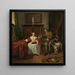 De jagers presenteren - Gabriel Metsu — ingelijst kunstwerk aan de muur