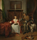 De jagers presenteren - Gabriel Metsu — weergave van het kunstwerk