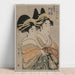 Reproductie van het schilderij Les courtisanes Kasugano et Utahama de Tamaya - Kitagawa Utamaro