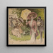 De elegante dames bij de koers - Georges Redon — ingelijst kunstwerk aan de muur