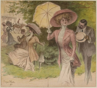 Les élégantes aux courses - Georges Redon