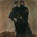 De kluizenaars - Egon Schiele — weergave van het kunstwerk