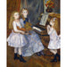 Reproductie van het schilderij De meisjes van Catullus Mendès - Pierre-Auguste Renoir