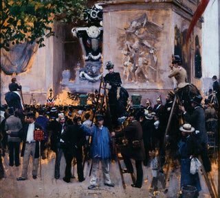 Les funérailles de Victor Hugo place de l'Étoile, 1er juin 1885 - Jean Braud